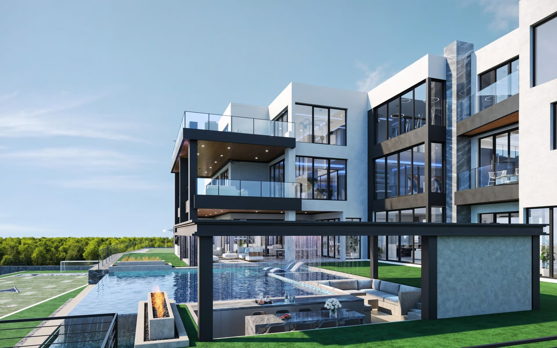 Backyard Side View